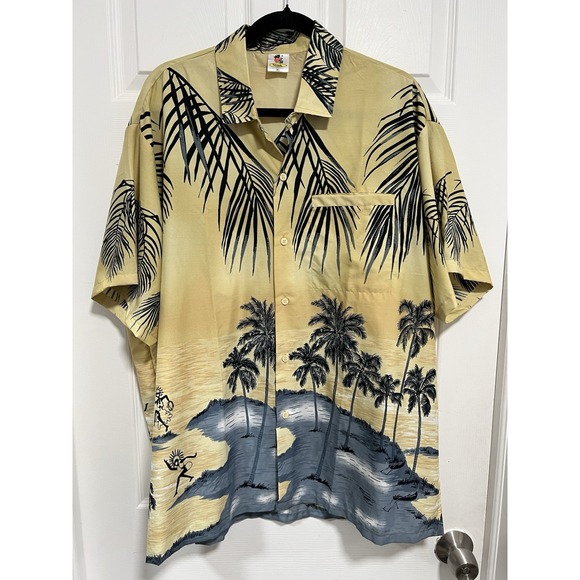 Rima Collared‎  Button Down Hawaiian shirt Size xL - Picture 1 of 5